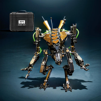 Diyion™ | DIY XIA-A Metal Future Mech Model with Articulated Joints & Lights - Diyion