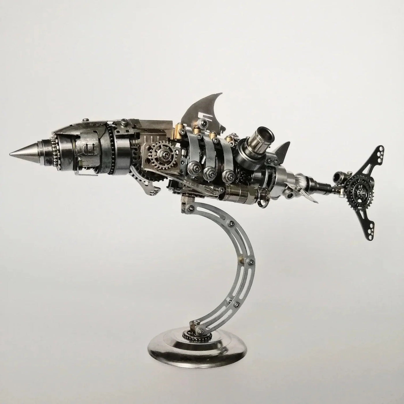 Diyion™ | DIY 3D Metal Mechanical Shark Puzzle Model Assembly Kit-209PCS - Diyion