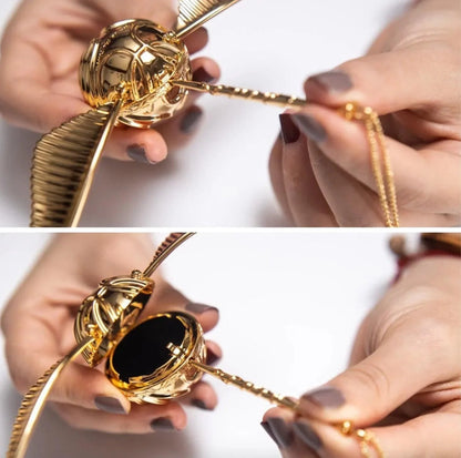 Diyion | Golden Snitch Ring Box Harry Potter