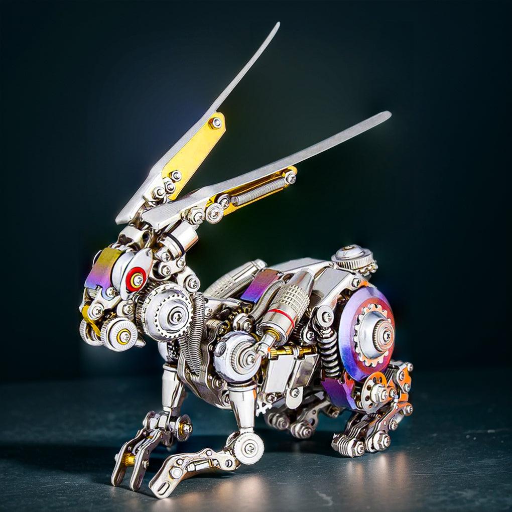 Diyion™ | GEARSPRING REBEL 3D Metal Punk Mechanical Rabbit Model Kit - Diyion