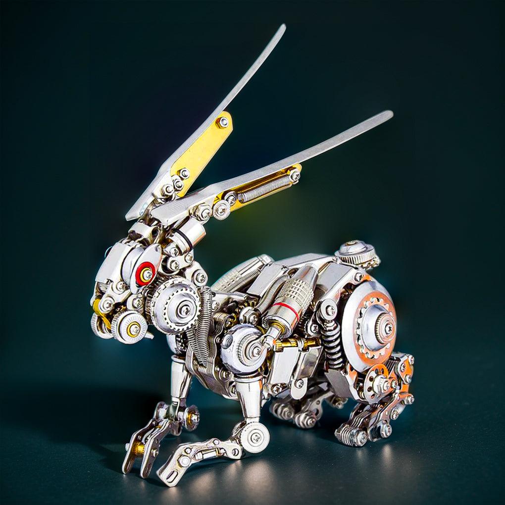Diyion™ | GEARSPRING REBEL 3D Metal Punk Mechanical Rabbit Model Kit - Diyion