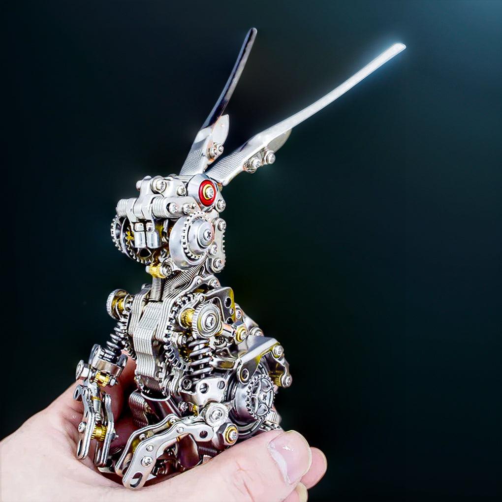 Diyion™ | GEARSPRING REBEL 3D Metal Punk Mechanical Rabbit Model Kit - Diyion