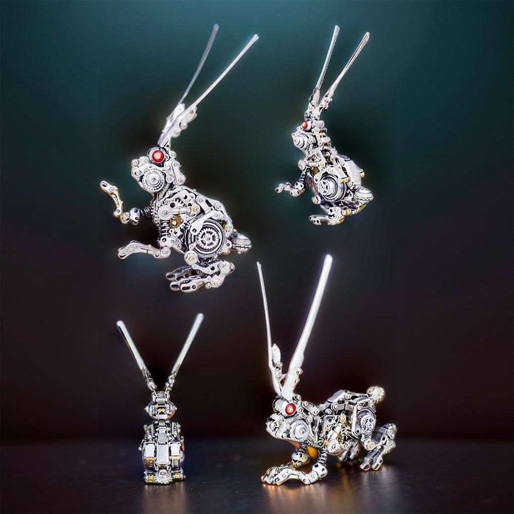 Diyion™ | GEARSPRING REBEL 3D Metal Punk Mechanical Rabbit Model Kit - Diyion