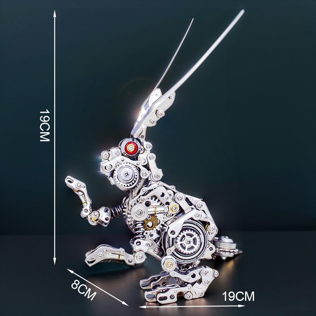 Diyion™ | GEARSPRING REBEL 3D Metal Punk Mechanical Rabbit Model Kit - Diyion