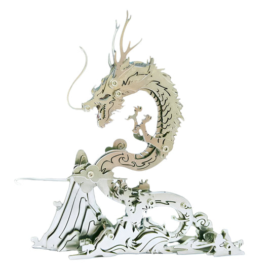 Diyion™ | Dragon on the Mountain Mythical Creature Model Kit - Diyion