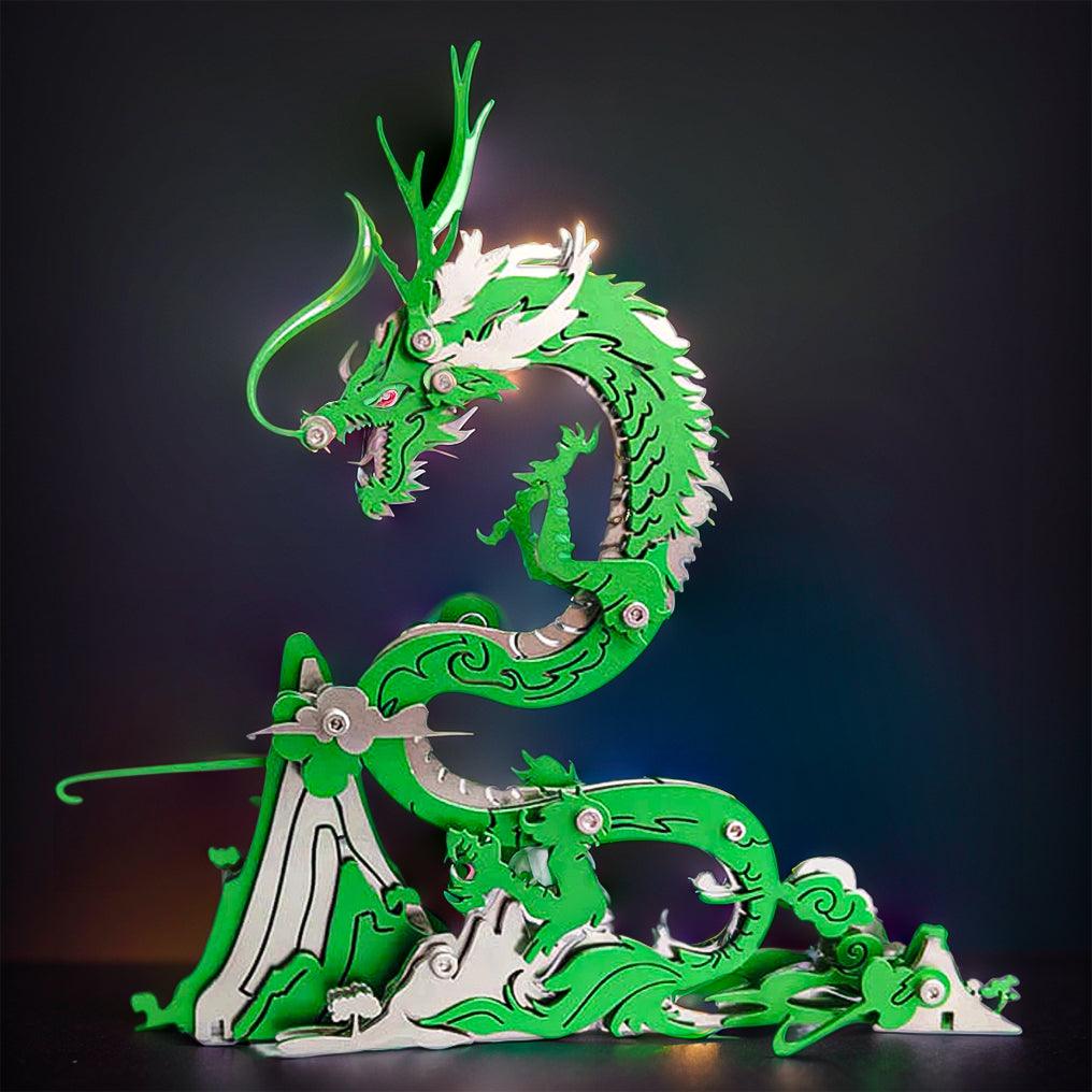 Diyion™ | Dragon on the Mountain Mythical Creature Model Kit - Diyion