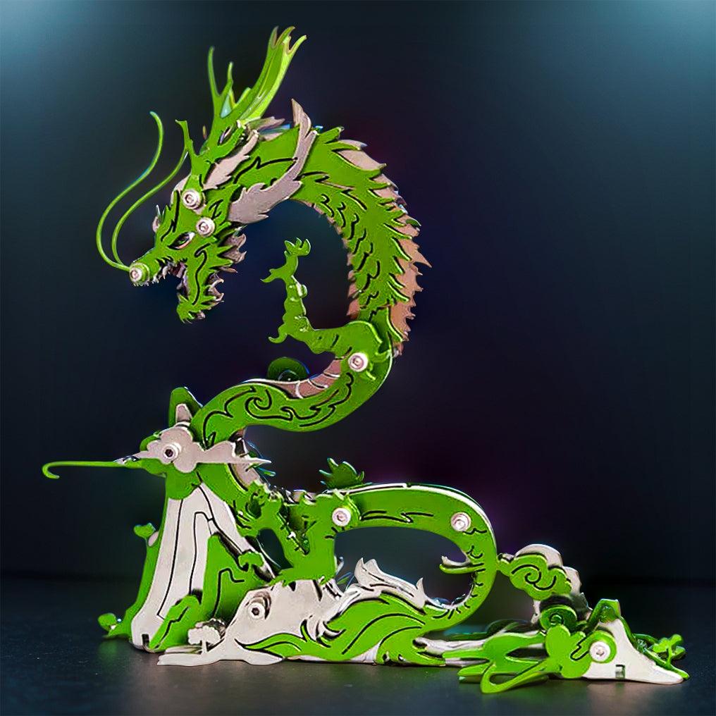 Diyion™ | Dragon on the Mountain Mythical Creature Model Kit - Diyion