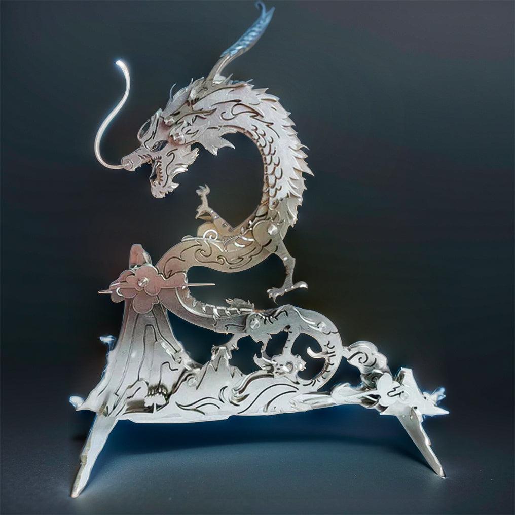 Diyion™ | Dragon on the Mountain Mythical Creature Model Kit - Diyion