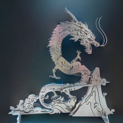 Diyion™ | Dragon on the Mountain Mythical Creature Model Kit - Diyion