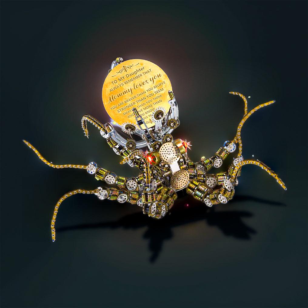 Diyion™ | Galactic Kraken 3D Metal Steampunk Puzzle - Diyion
