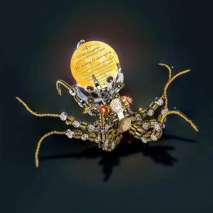 Diyion™ | Galactic Kraken 3D Metal Steampunk Puzzle - Diyion
