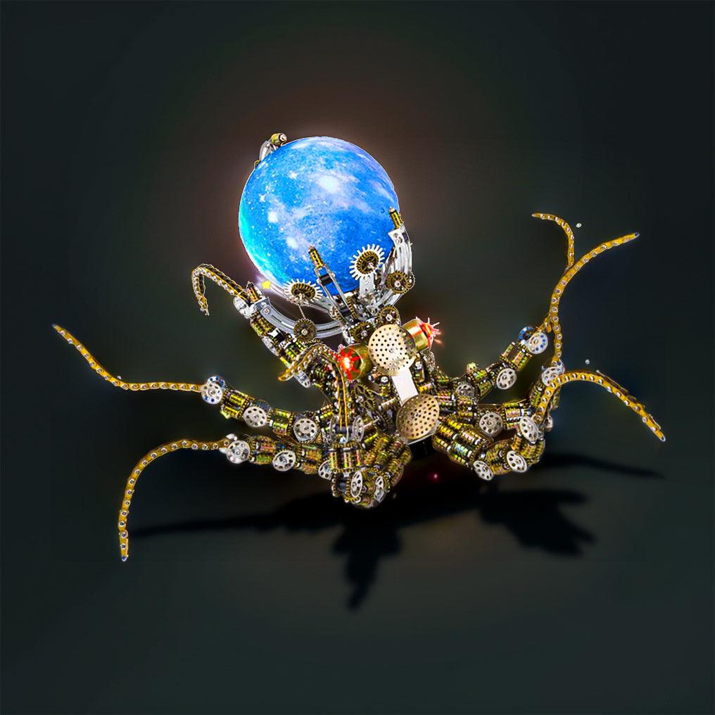 Diyion™ | Galactic Kraken 3D Metal Steampunk Puzzle - Diyion