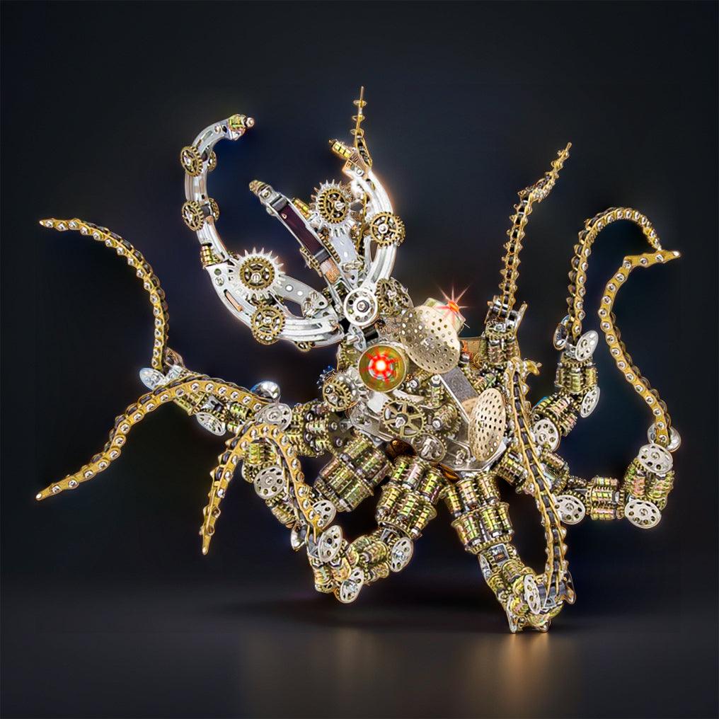 Diyion™ | Galactic Kraken 3D Metal Steampunk Puzzle - Diyion