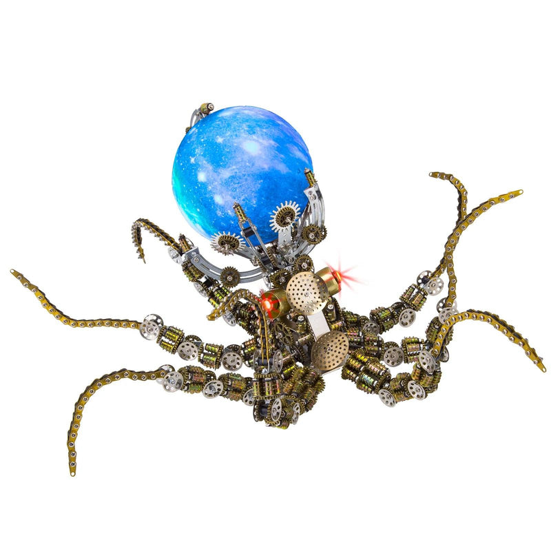 Diyion™ | Galactic Kraken 3D Metal Steampunk Puzzle - Diyion