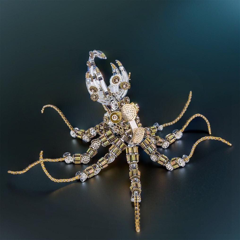 Diyion™ | Galactic Kraken 3D Metal Steampunk Puzzle - Diyion
