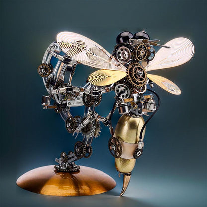 Diyion™ | Luminous Steampunk Wasp Mechanical Model Kit - Diyion