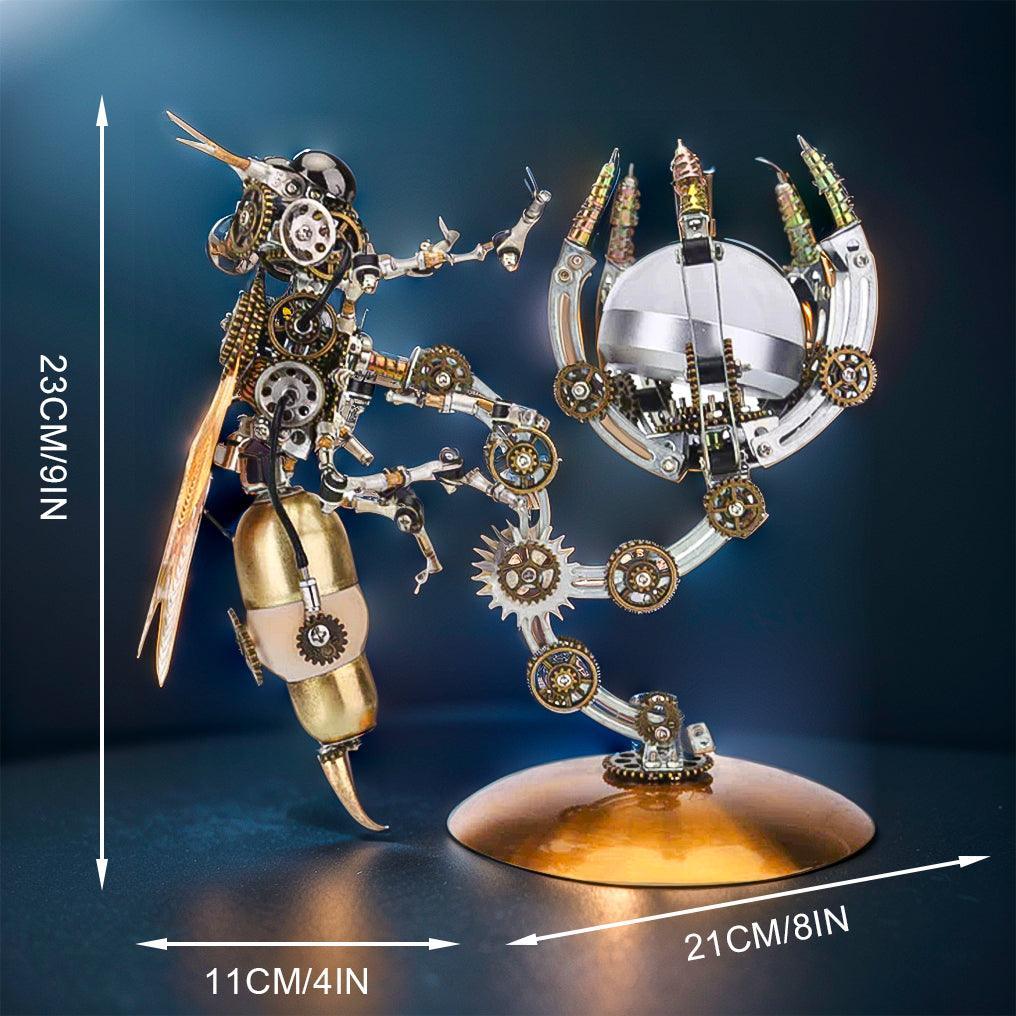 Diyion™ | Luminous Steampunk Wasp Mechanical Model Kit - Diyion