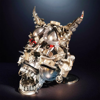 Diyion™ | DIY 3D Mechanical Punk Hannya Japanese Ghast Mask Metal Puzzles Assembly Model - Diyion