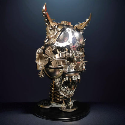 Diyion™ | DIY 3D Mechanical Punk Hannya Japanese Ghast Mask Metal Puzzles Assembly Model - Diyion