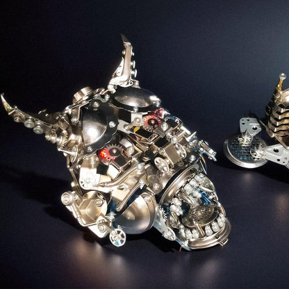 Diyion™ | DIY 3D Mechanical Punk Hannya Japanese Ghast Mask Metal Puzzles Assembly Model - Diyion