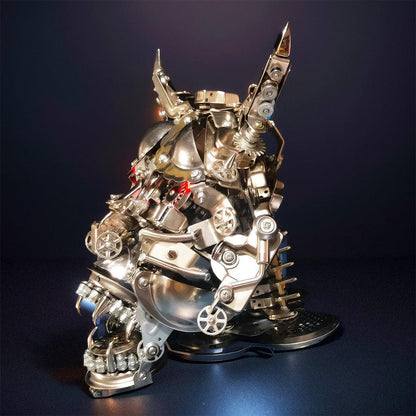 Diyion™ | DIY 3D Mechanical Punk Hannya Japanese Ghast Mask Metal Puzzles Assembly Model - Diyion