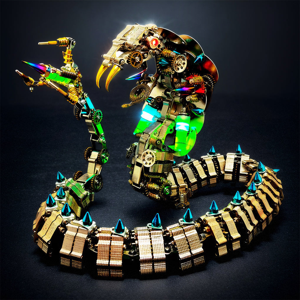 Diyion™ | Lifelike Mechanical Cobra 3D Metal DIY Model Kit - Diyion