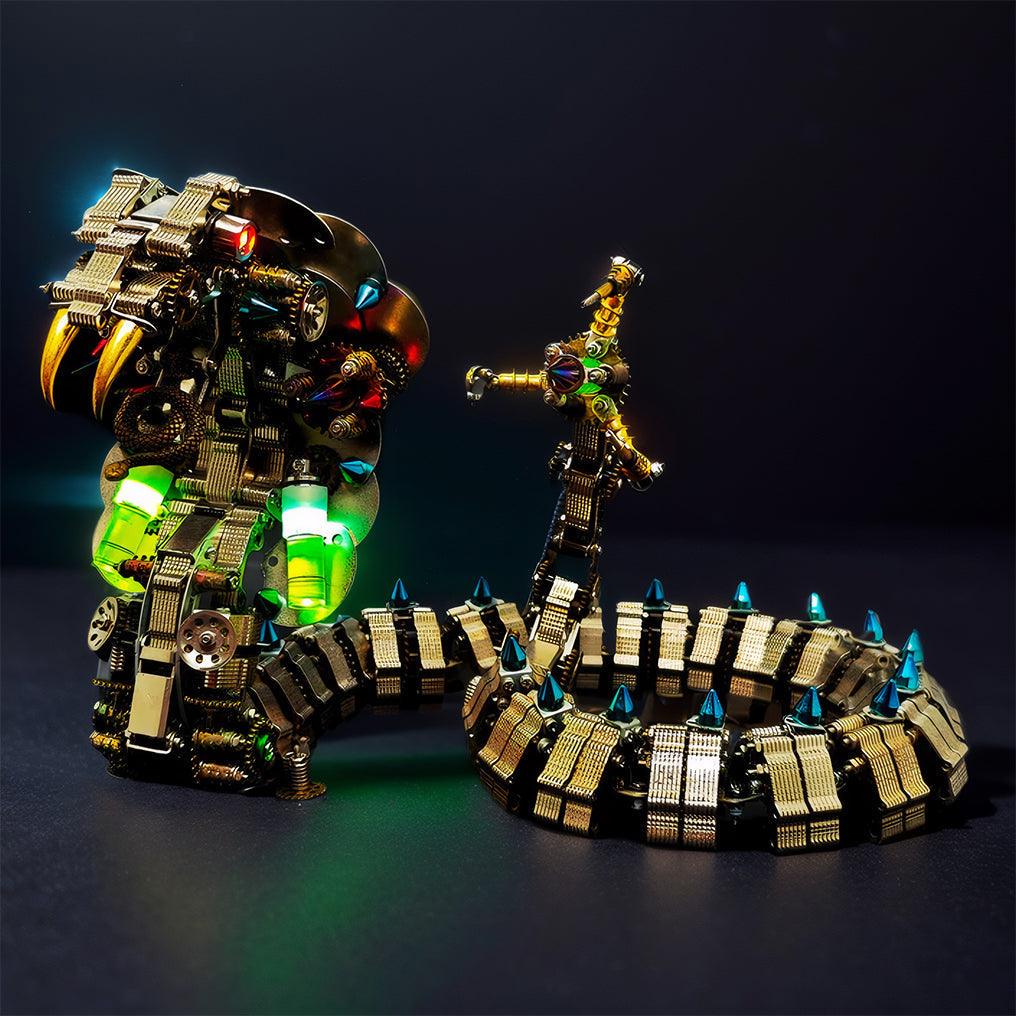 Diyion™ | Lifelike Mechanical Cobra 3D Metal DIY Model Kit - Diyion
