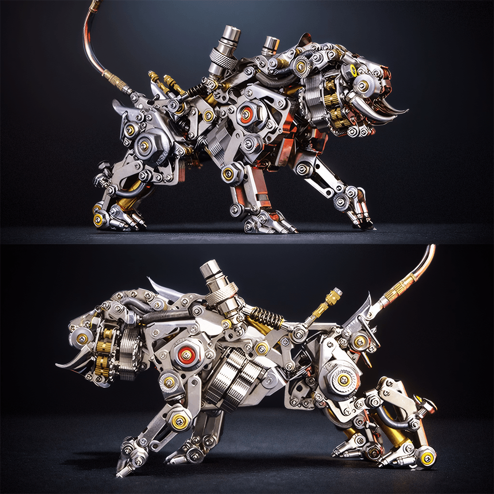 Diyion™ | DIY 3D Metal Model Bengal Tiger Kit Puzzles Building Block Set Toys - Diyion