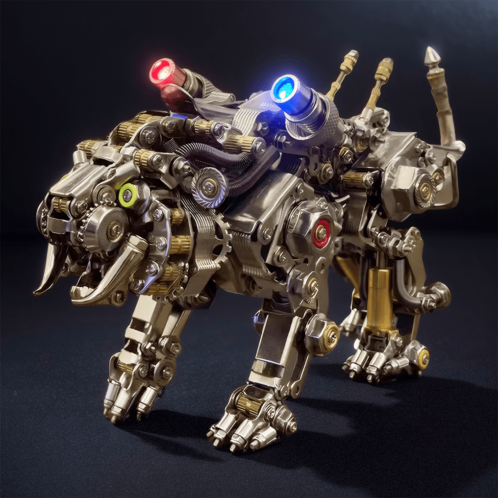Diyion™ | DIY 3D Metal Model Bengal Tiger Kit Puzzles Building Block Set Toys - Diyion