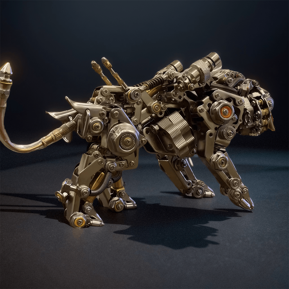 Diyion™ | DIY 3D Metal Model Bengal Tiger Kit Puzzles Building Block Set Toys - Diyion