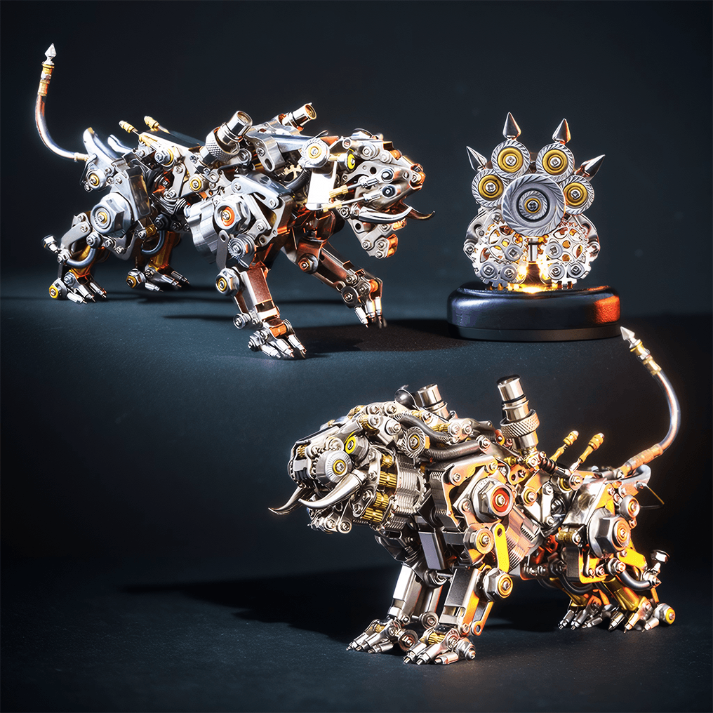 Diyion™ | DIY 3D Metal Model Bengal Tiger Kit Puzzles Building Block Set Toys - Diyion