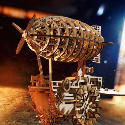 Diyion™ | Celestial Navigator - Mechanical Steampunk Airship Model - Diyion