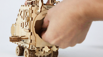 Diyion™ | Cosmic Voyager - Steampunk Spaceship Music Box Kit - Diyion