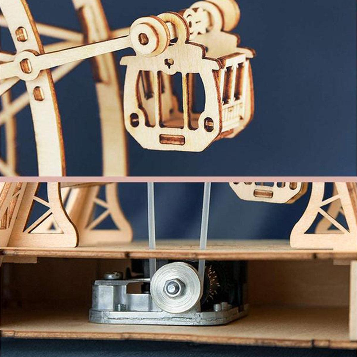 Diyion™ | Ferris Wheel Wooden Music Box - Diyion