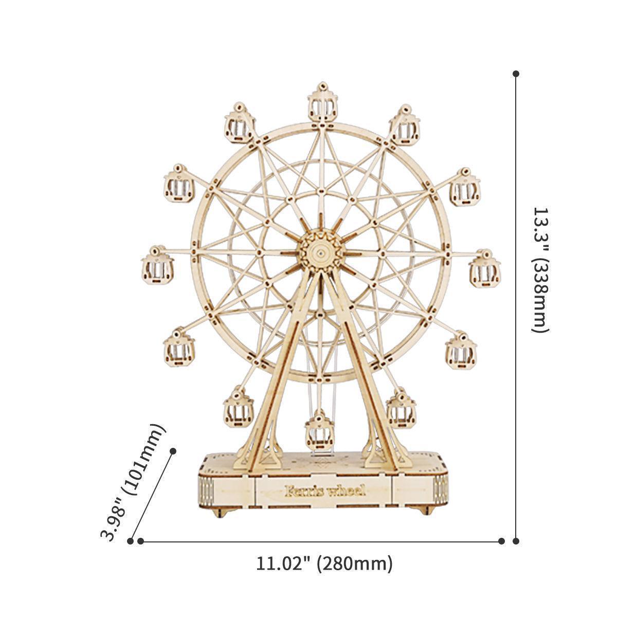Diyion™ | Ferris Wheel Wooden Music Box - Diyion