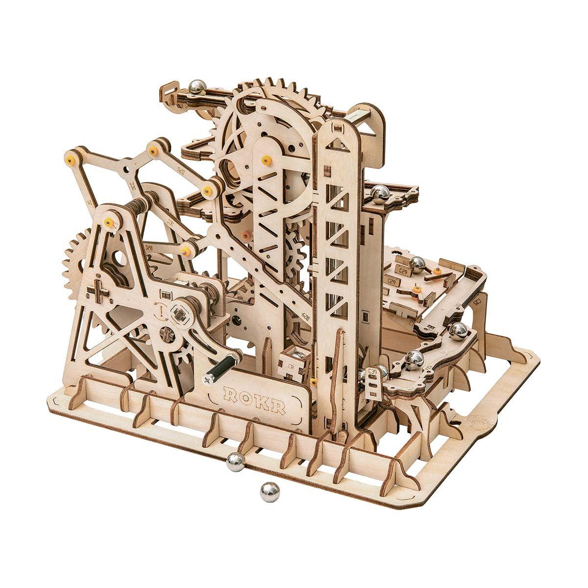 Diyion™ | Fortress Marble Cascader - 3D Wooden Puzzle - Diyion