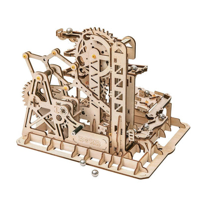 Diyion™ | Fortress Marble Cascader - 3D Wooden Puzzle - Diyion