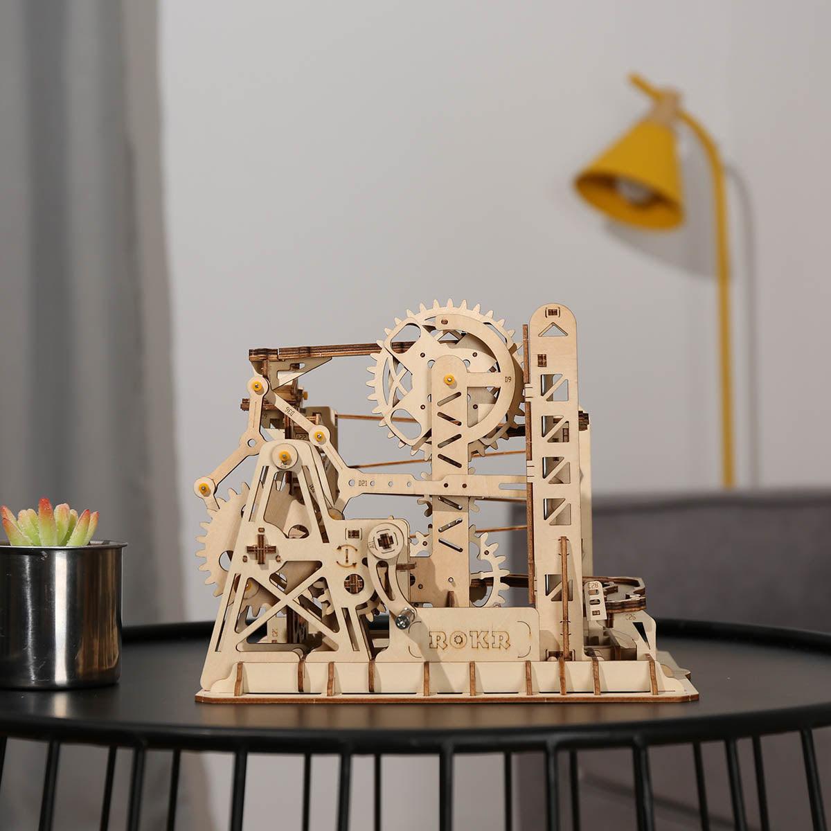 Diyion™ | Fortress Marble Cascader - 3D Wooden Puzzle - Diyion