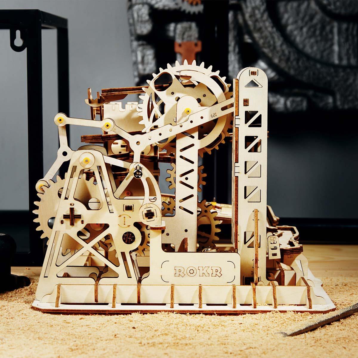 Diyion™ | Fortress Marble Cascader - 3D Wooden Puzzle - Diyion
