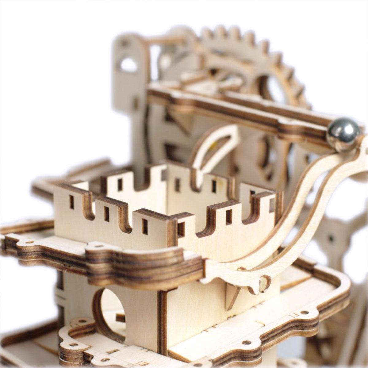 Diyion™ | Fortress Marble Cascader - 3D Wooden Puzzle - Diyion