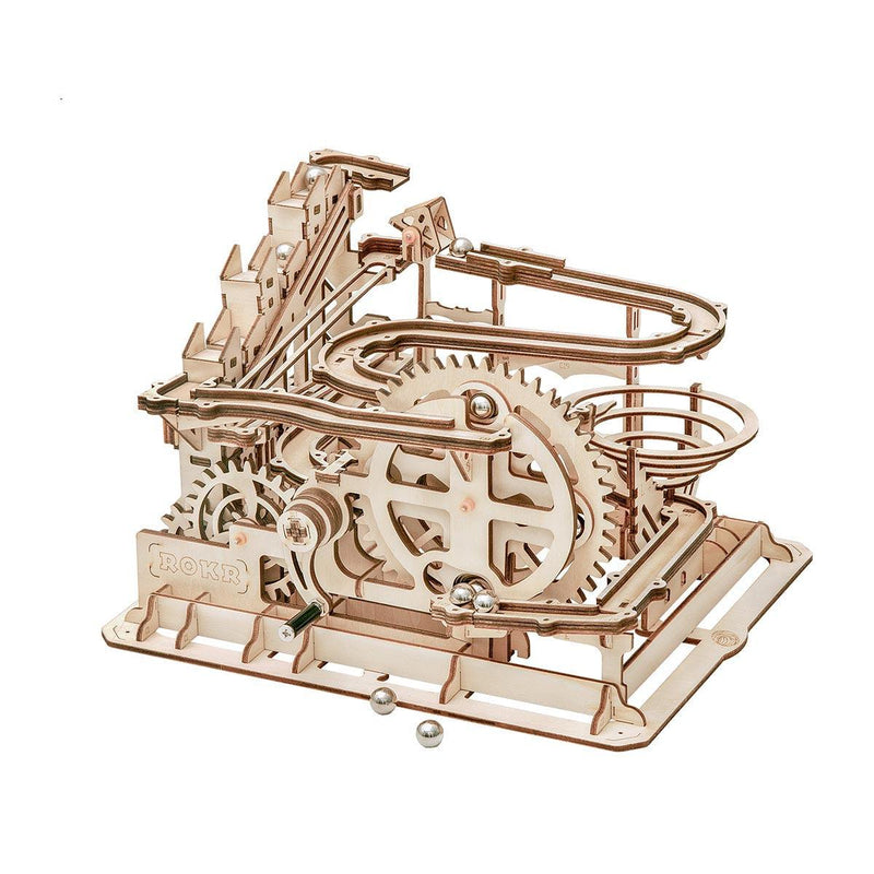Diyion™ | Funnel Parkour - 3D Wooden Puzzle Marbel Run - Diyion
