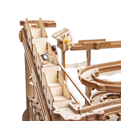 Diyion™ | Funnel Parkour - 3D Wooden Puzzle Marbel Run - Diyion
