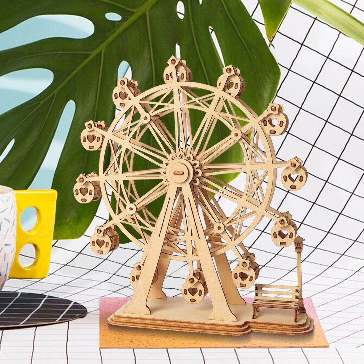 Diyion™ | Grand Ferris Wheel 3D Wooden Puzzle - Diyion