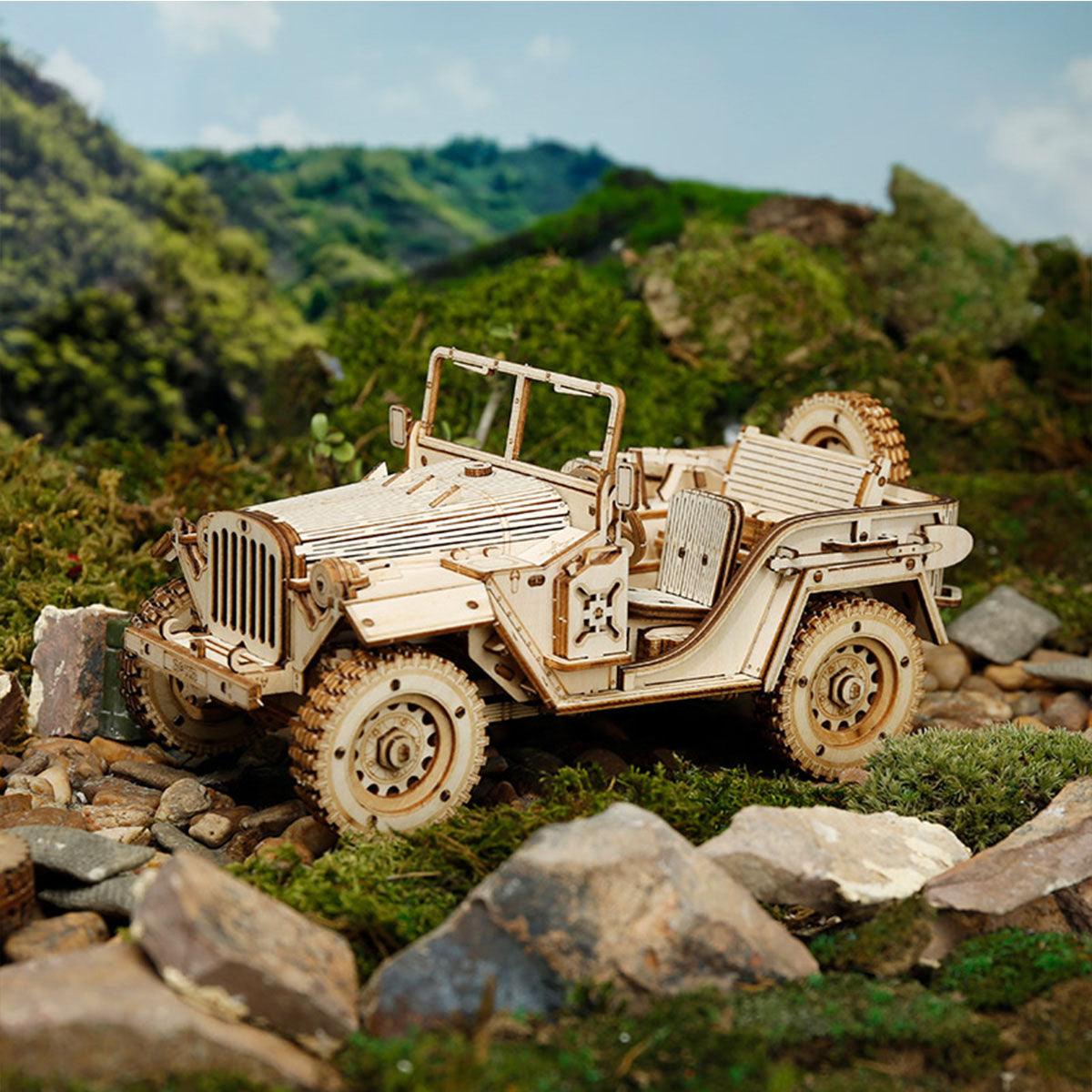 Diyion™ | Heritage Roadster - Premium Wooden Car Model Kit - Diyion
