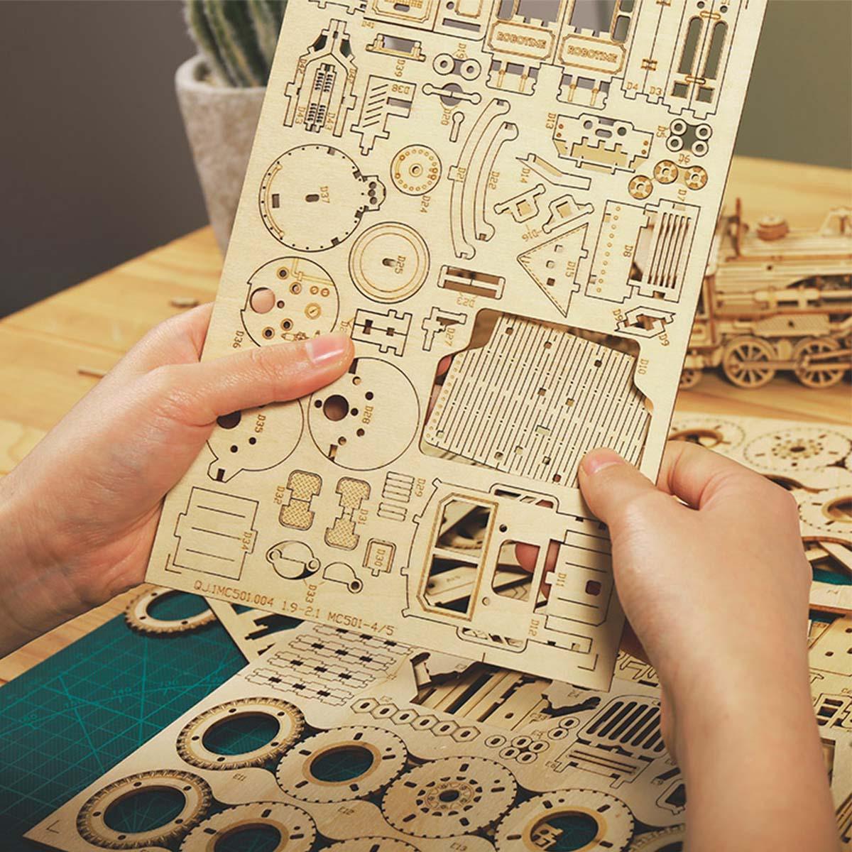 Diyion™ | Heritage Roadster - Premium Wooden Car Model Kit - Diyion