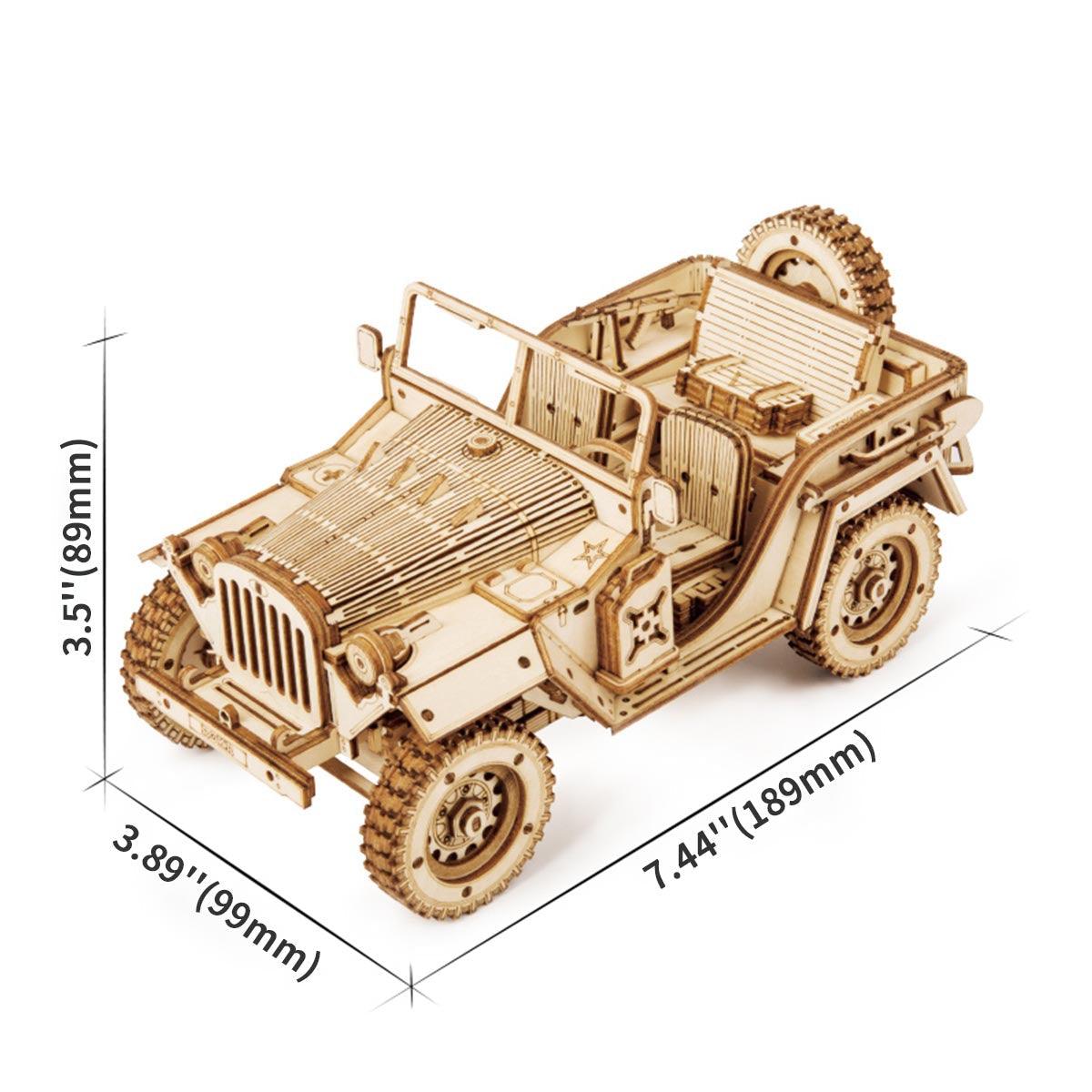 Diyion™ | Heritage Roadster - Premium Wooden Car Model Kit - Diyion