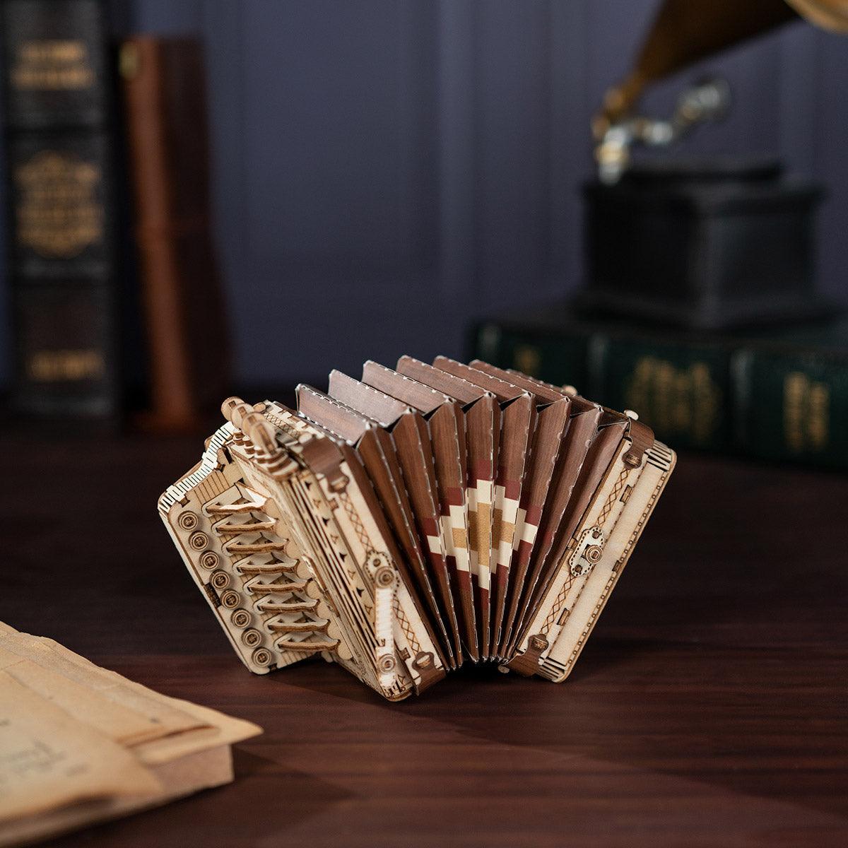 Diyion™ | Melodic Accordion - Musical Wooden Model Kit - Diyion
