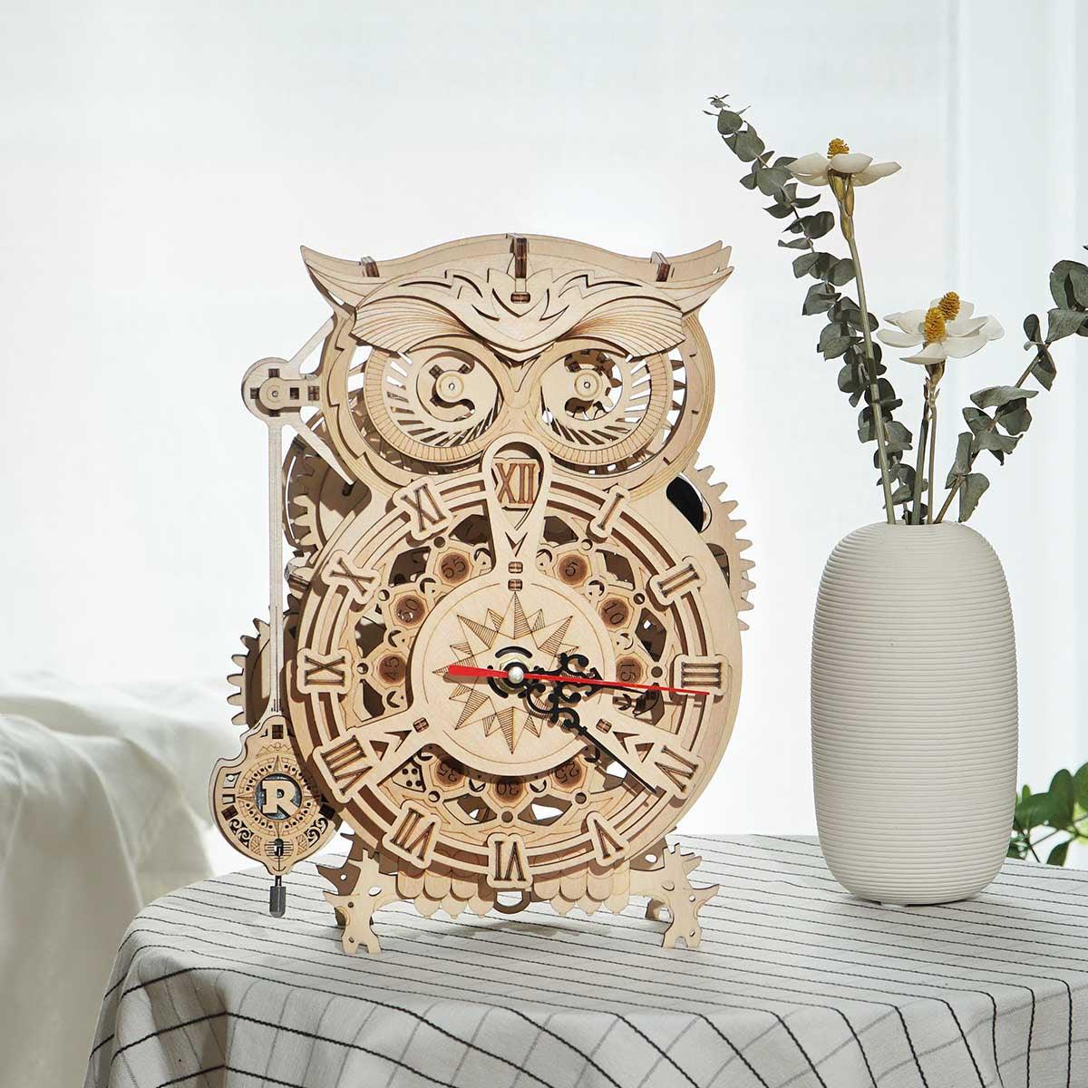 Diyion™ | Nightwatch Owl Mechanical Timer Clock - Diyion