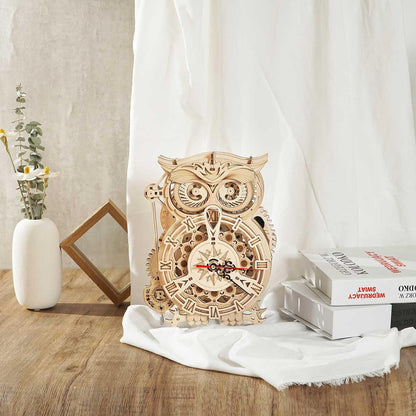 Diyion™ | Nightwatch Owl Mechanical Timer Clock - Diyion
