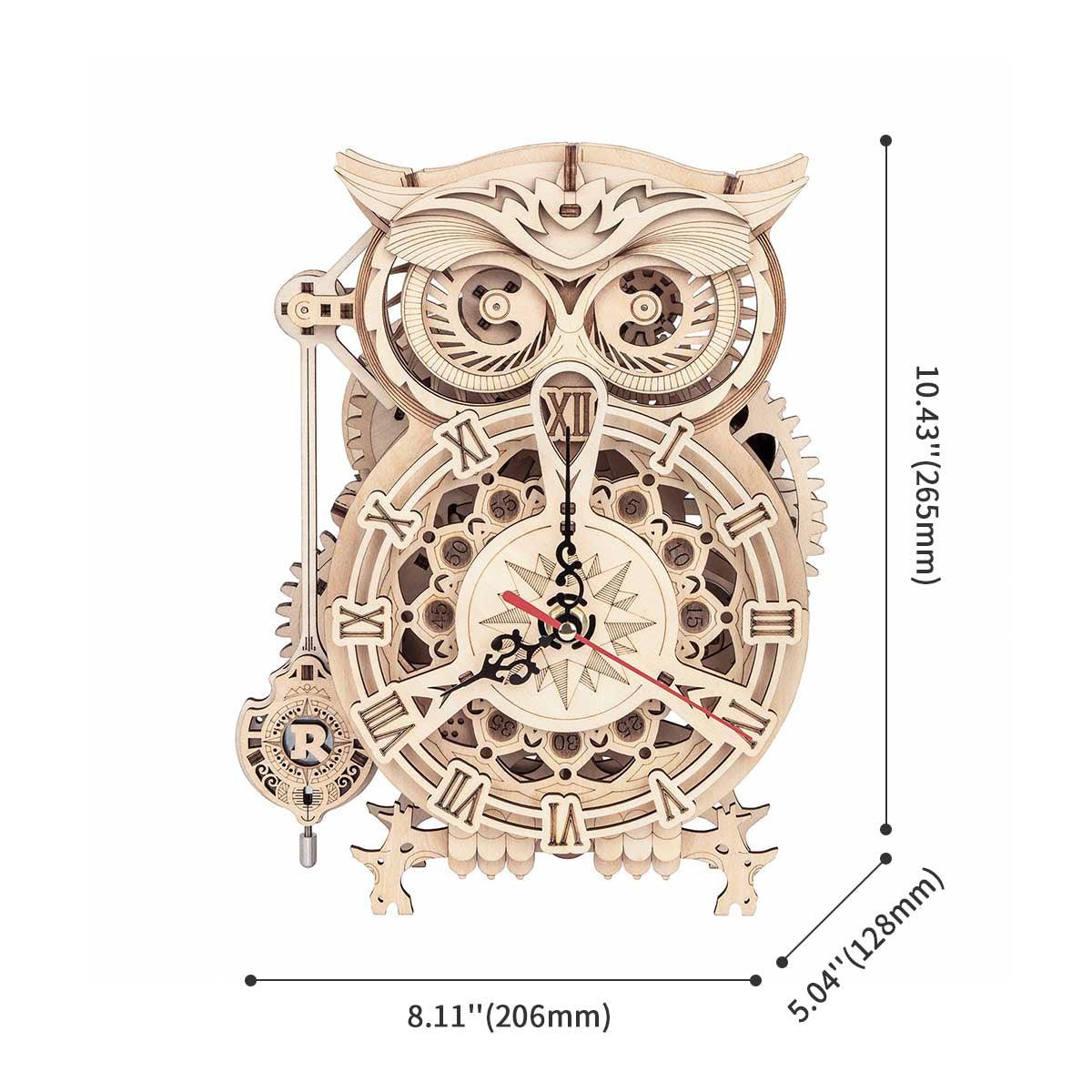 Diyion™ | Nightwatch Owl Mechanical Timer Clock - Diyion
